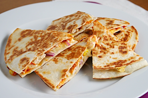 Quesadillas - a quick and easy dinner